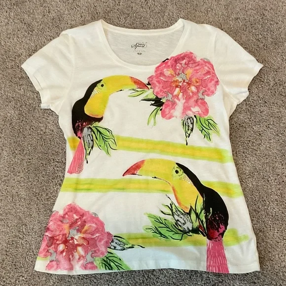 Style & Company Sport Touchan Embellished T-shirt - Picture 3 of 7